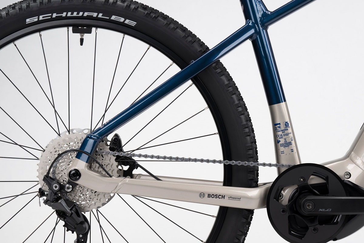 GHOST E-TERU UNIVERSAL
Unisexe pearl warm grey / pearl dark blue - glossy 2024 – Image 7