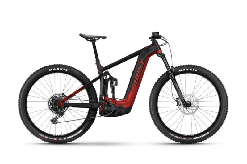 Ghost E-Riot AM AL 160/160 Essential - 2024 - glossy black / pearl deep red