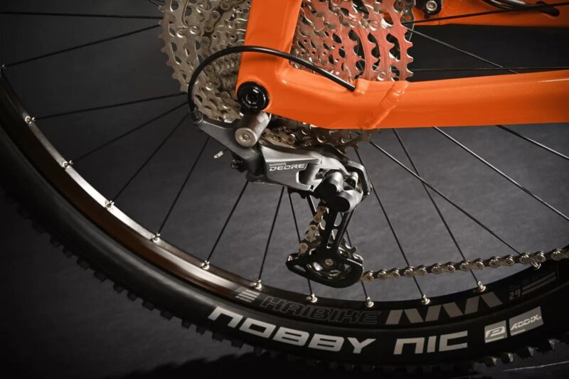 Haibike AllTrack 6 High papaya/titan - gloss brillant 2023 – Image 4