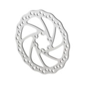 Bike Attitude Disque PR-91 180 mm 6-trous avec vis