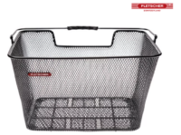Pletscher Panier Standard porte-bagage maille fine adaptateur 3-points noir