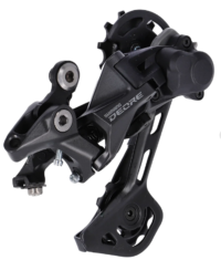 Alternative view of Dérail. AR SHIMANO DEORE Shadow RD-M5120, 10/11 vit., noir, chape long, Top Normal
