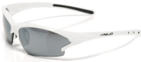 XLC lunettes de soleil Jamaica SG-C07, monture blanc, verre argent miroir