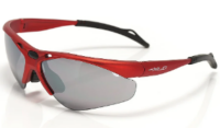 XLC lunettes de soleil Tahiti SG-C02, monture rouge, verre miroir
