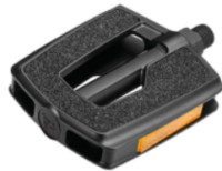 VP-836 Pédale de ville, plateforme, 9/16", plastique, noir