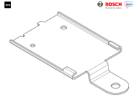 Bosch Plaque de montage ConnectModule BCM3100 pour BDU33YY argent