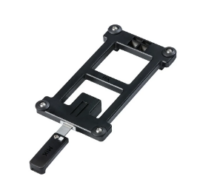 Plaque d'adaptateur Basil MIK, noir, p. accessoires amovibles