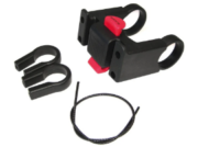 Adaptateur cintre KLICKfix, noir, pour Ø 22-26 et 31,8mm