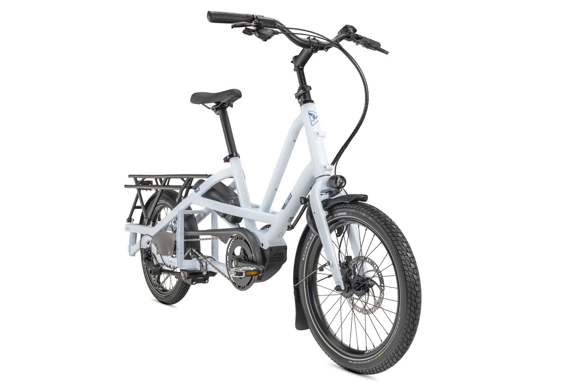 TERN Quick Haul Long D9, Perf Cargo, 500WH, Satin Ice Grey/Blue-Grey (2 enfants) – Image 2