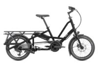 Tern Quick Haul Long D9, Perf Cargo, 500WH, Satin Black/Grey (2 enfants)