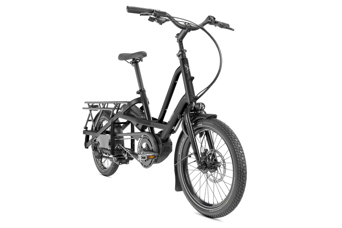 Tern Quick Haul Long D9, Perf Cargo, 500WH, Satin Black/Grey (2 enfants) – Image 3