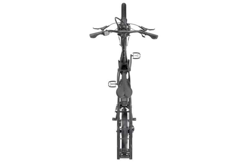 Tern Quick Haul Long D9, Perf Cargo, 500WH, Satin Black/Grey (2 enfants) – Image 4