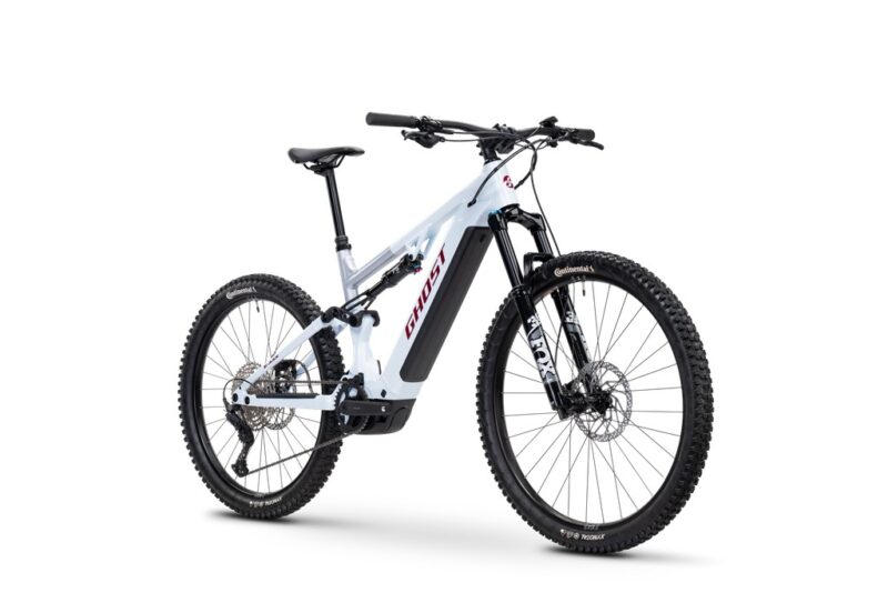 GHOST E-ASX ADVANCED HIGH
Unisexe snow blue/shadow gray - glossy 2025 – Image 2